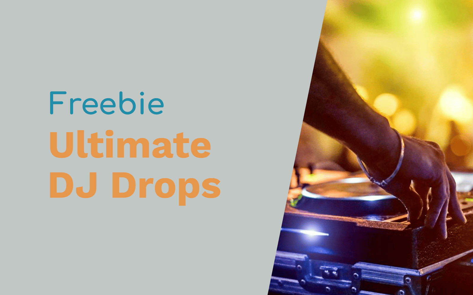 Don’t Look Any Further, Your Search For The Ultimate Mix Show Begins And Ends Here DJ Drops  Music Radio Creative