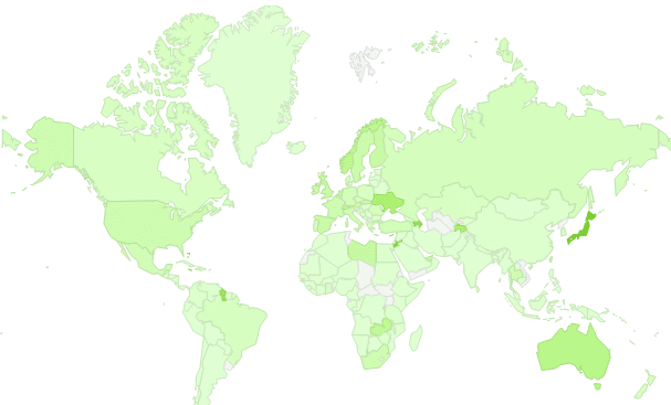 Music Radio Creative customer heat map