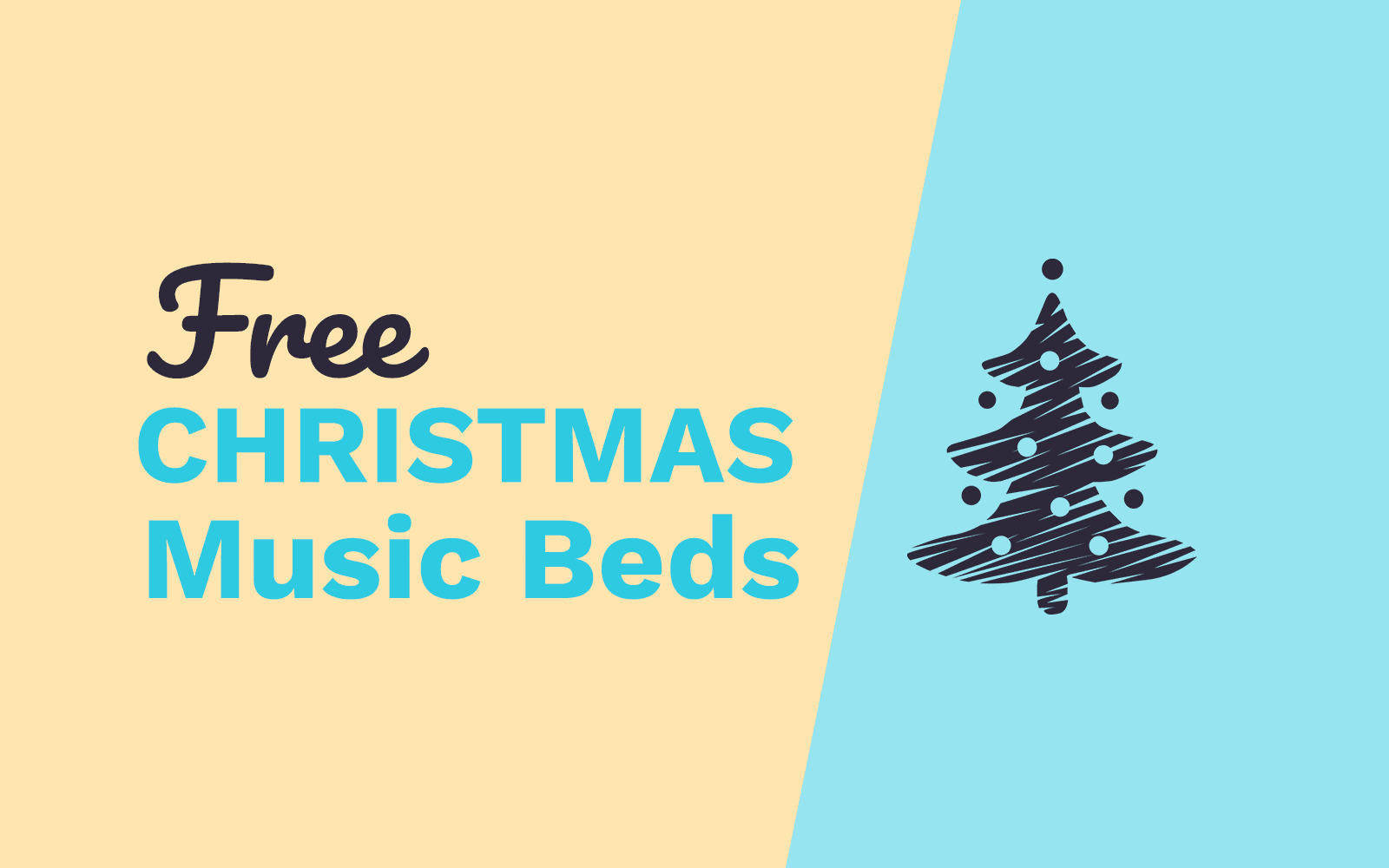 christmas music beds - Graphic design