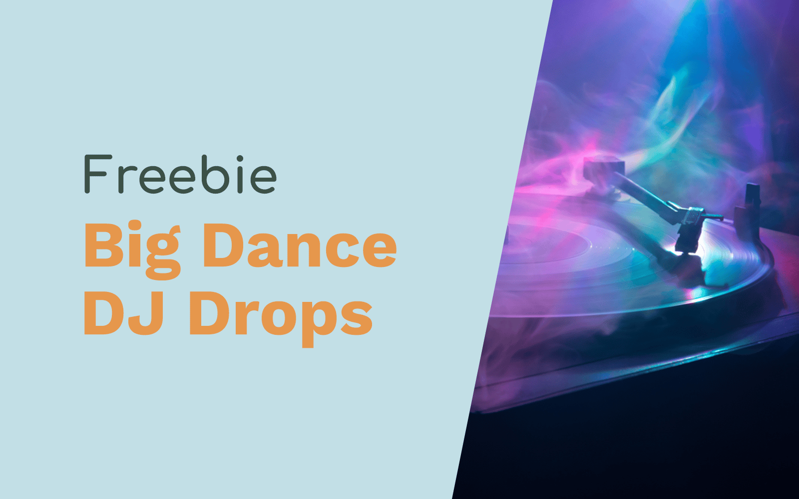 Free DJ Drops: Big Dance DJ Drops free dj drops Music Radio Creative