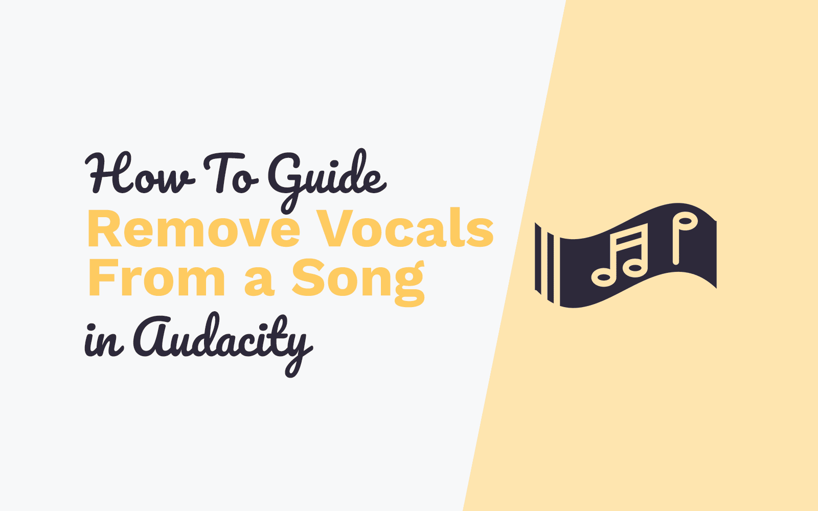 How to Completely Remove Vocals from a Song Using Audacity Audio Editing Remove Vocals Music Radio Creative