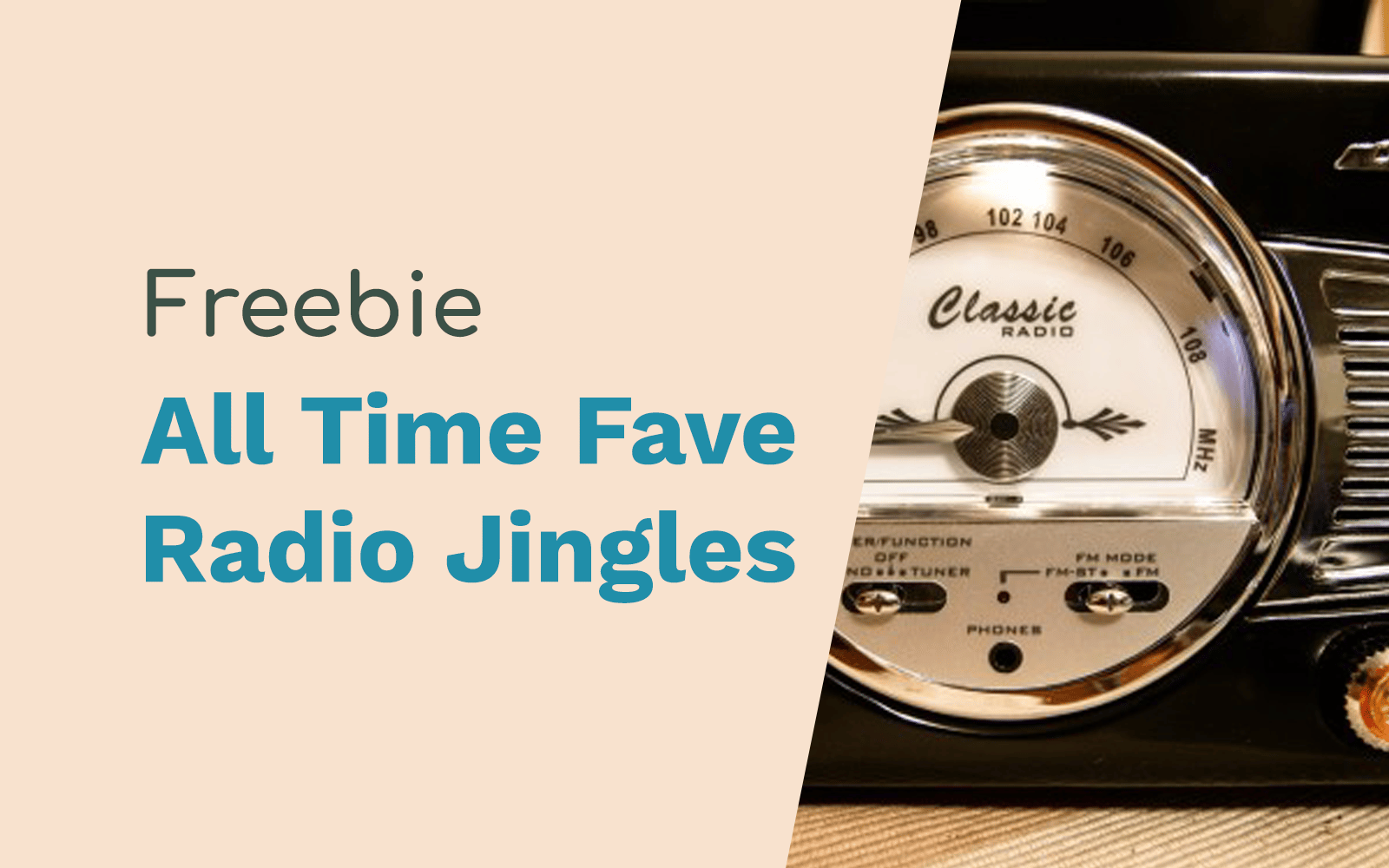 Playing All Time Favorites Radio Jingles Free Jingles radio jingles Music Radio Creative