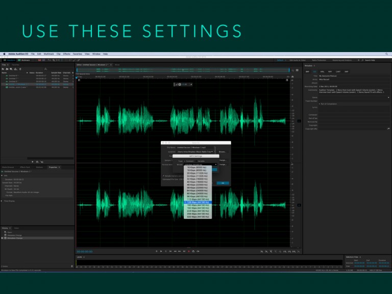 adobe audition podcast workflow