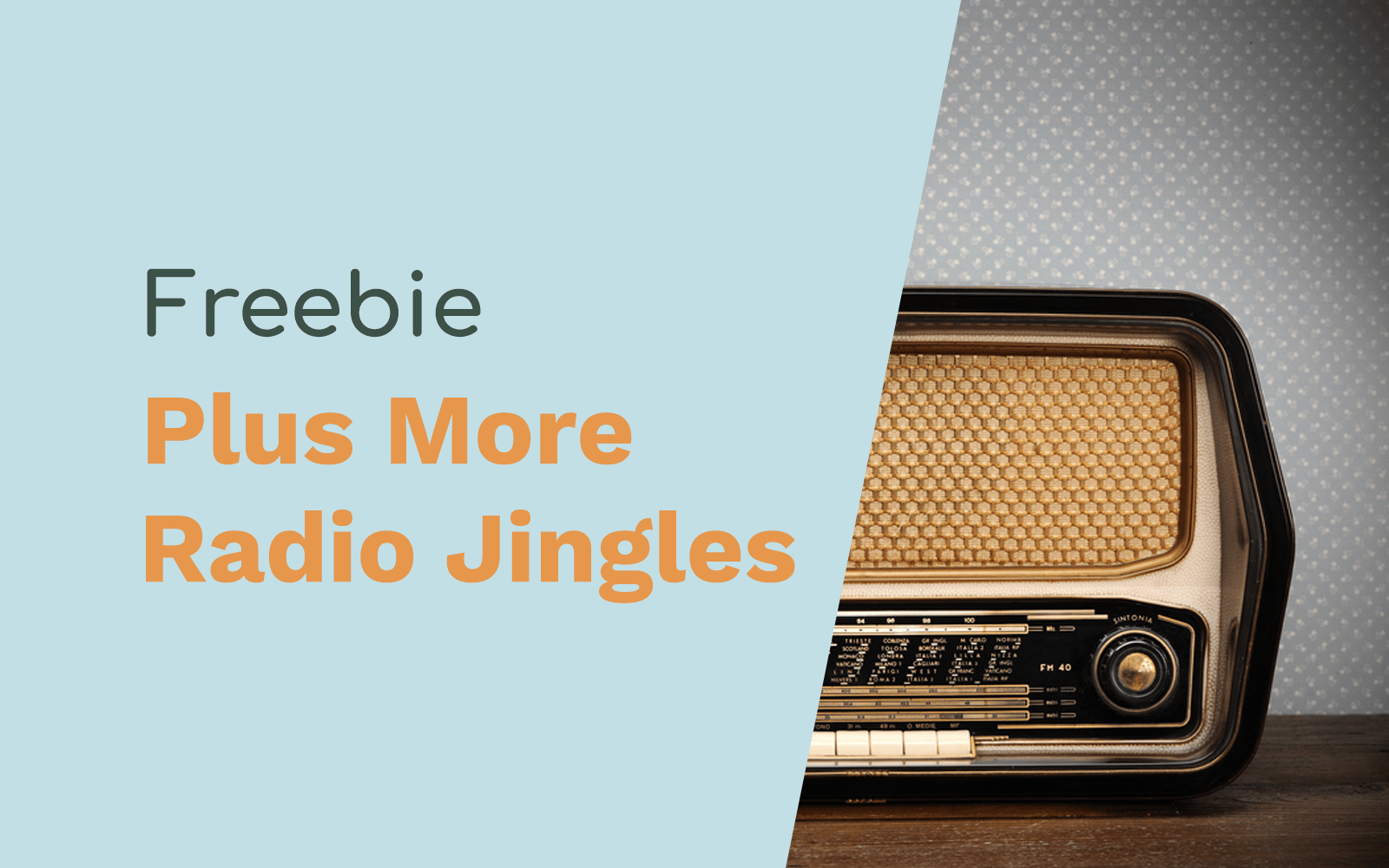 Plus More – Free Radio Jingles Free Jingles radio jingles Music Radio Creative