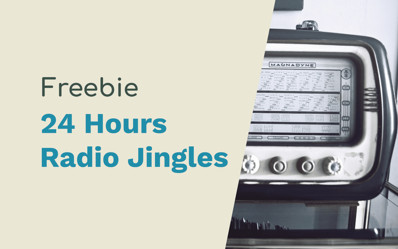 24 Hours a Day Radio Jingles Free Jingles free radio jingles Music Radio Creative