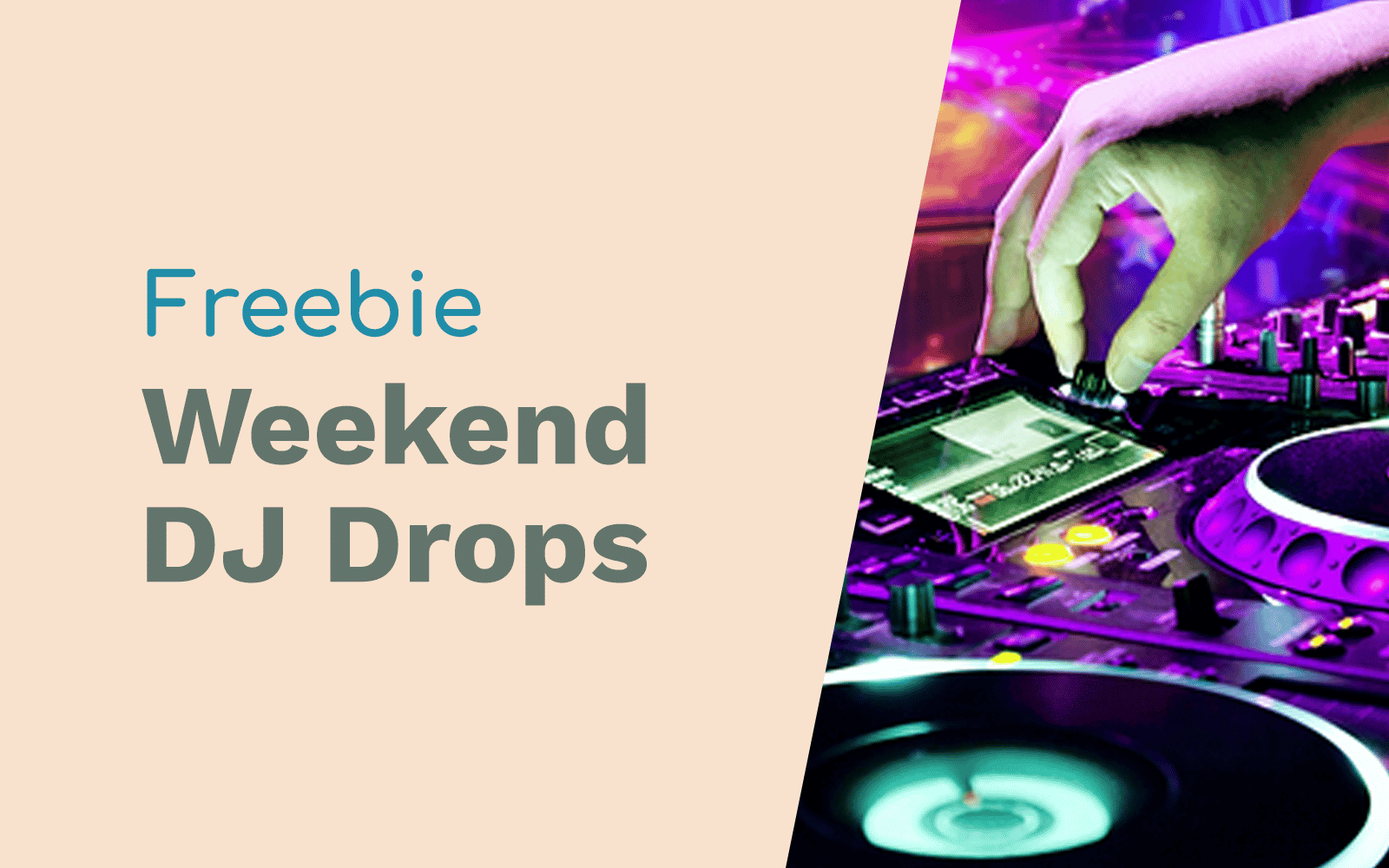 DJ Drops for Weekend Parties DJ Drops DJ drops Music Radio Creative