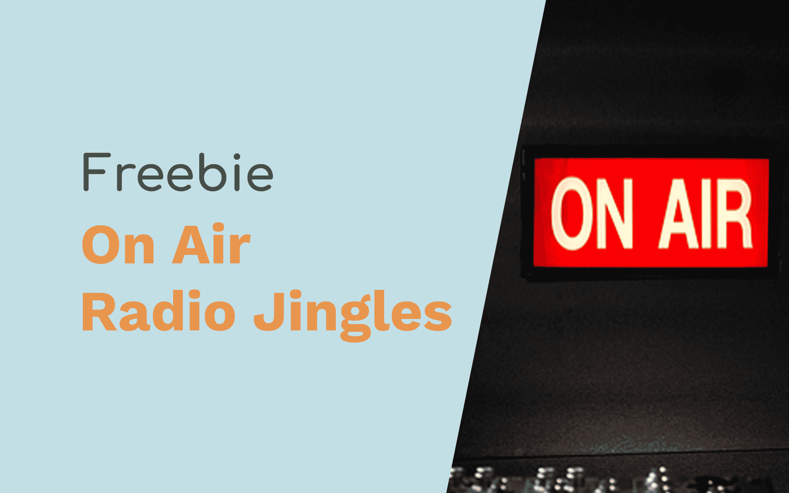 Radio Jingles Ready to Go On Air Free Jingles radio jingles on air Music Radio Creative