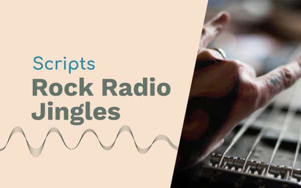 Scripts for Rock Radio Jingles Script Writing rock radio jingles Music Radio Creative