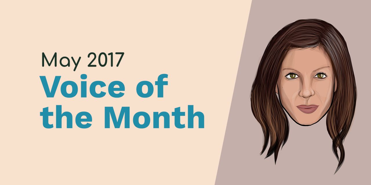 May 2017 – Voice of the Month – Penny Andrews
