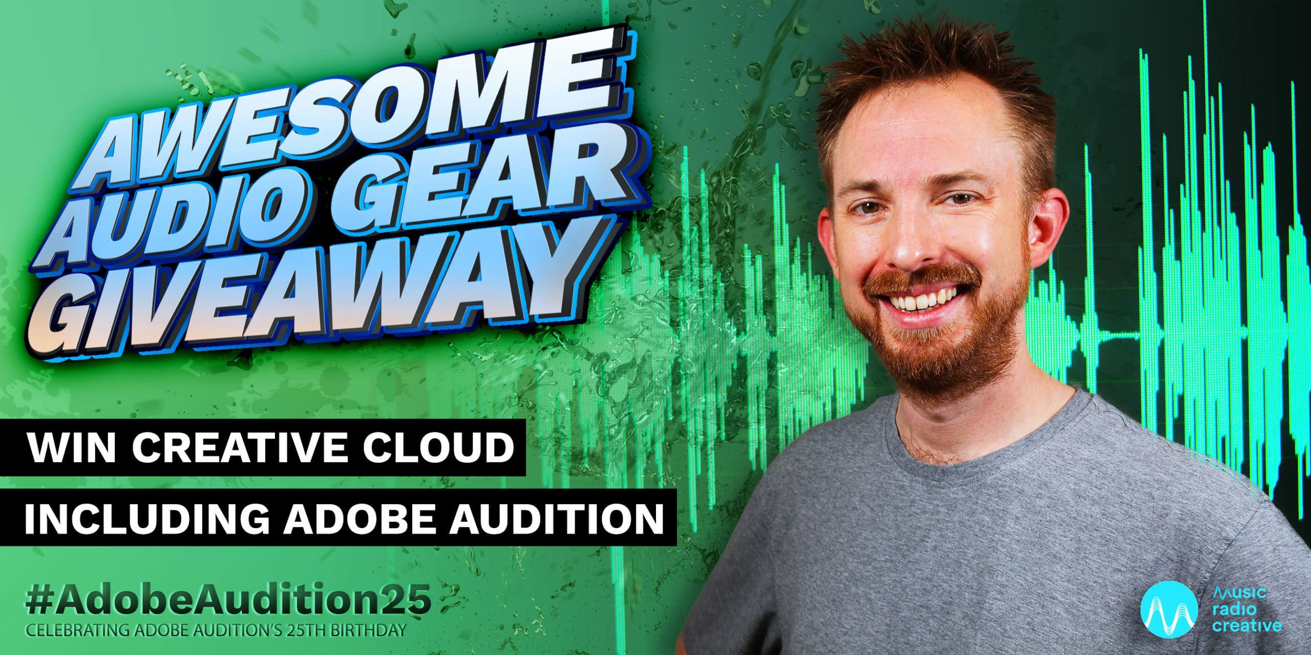 Win Creative Cloud including Adobe Audition Awesome Audio Gear Giveaway  Music Radio Creative