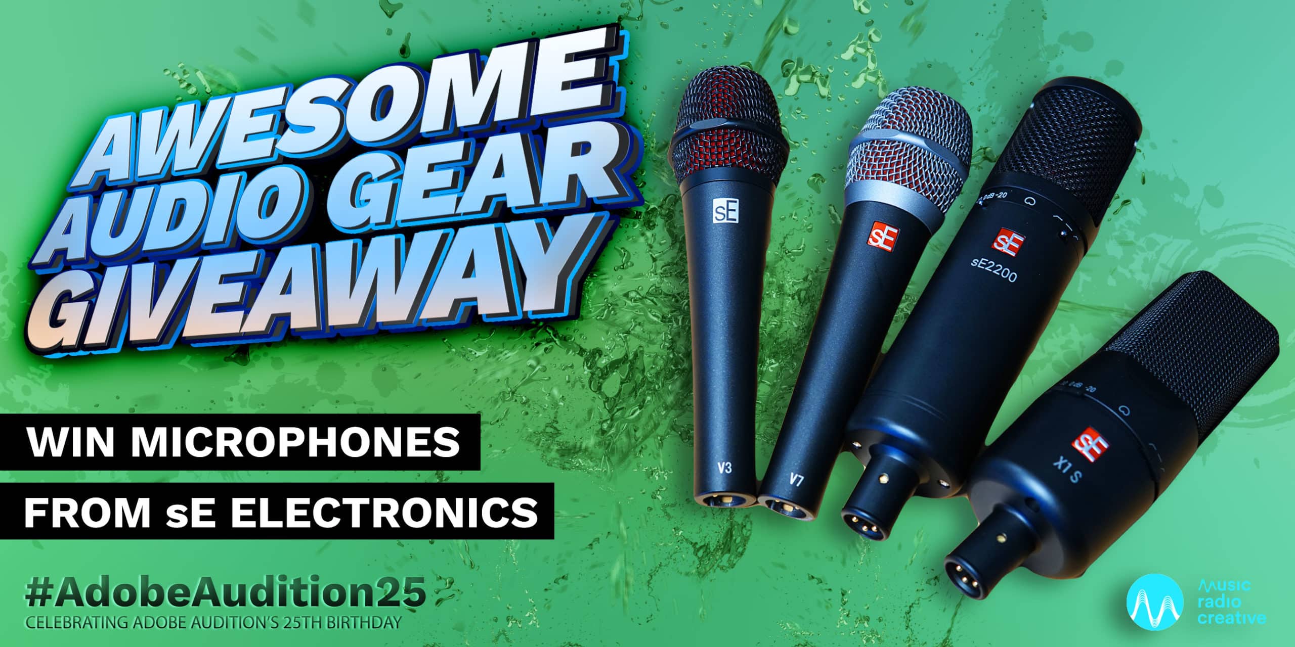 Win Microphones from sE Electronics Awesome Audio Gear Giveaway  Music Radio Creative