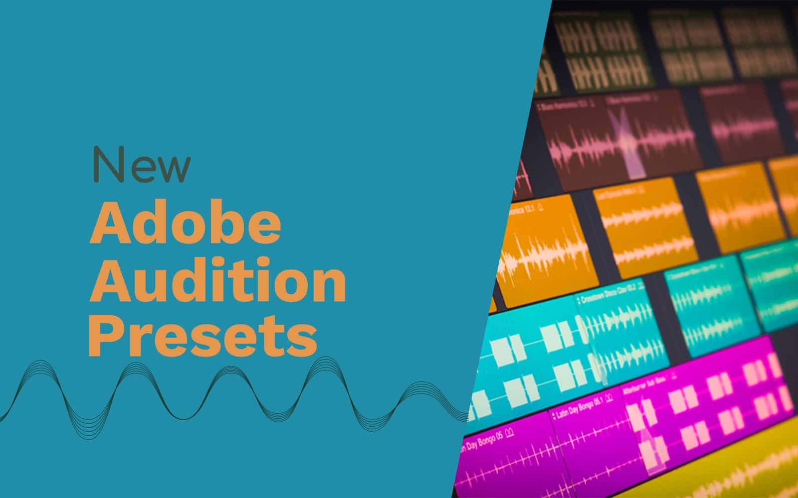 Brand New Adobe Audition Presets – Exclusive Preview Audio Editing adobe audition presets Music Radio Creative