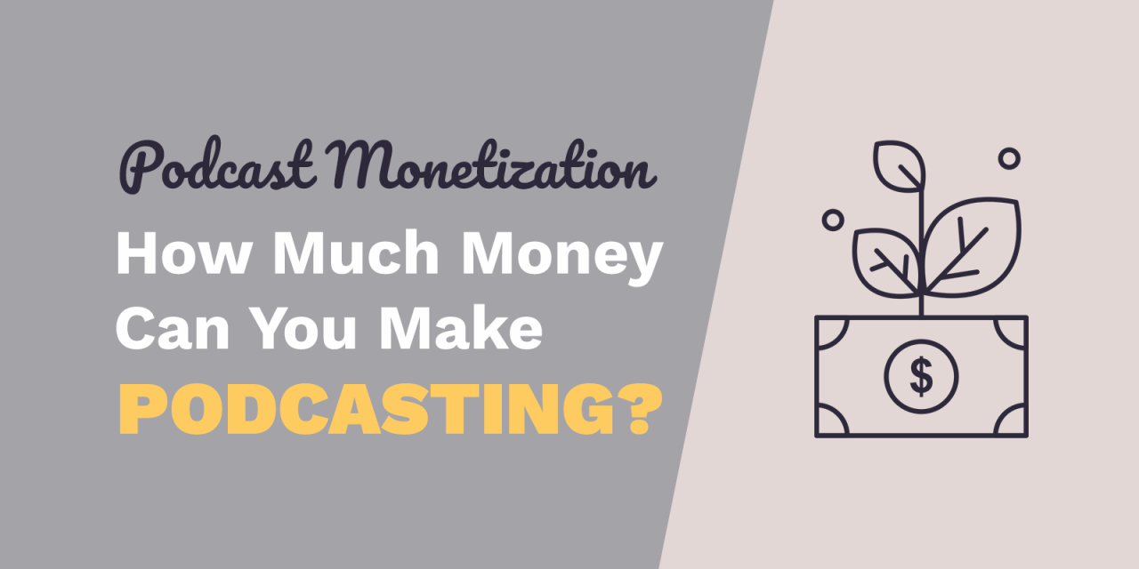 Podcast Monetization How Much Money Can You Make Podcasting - podcast monetization how much money can you make podcasting