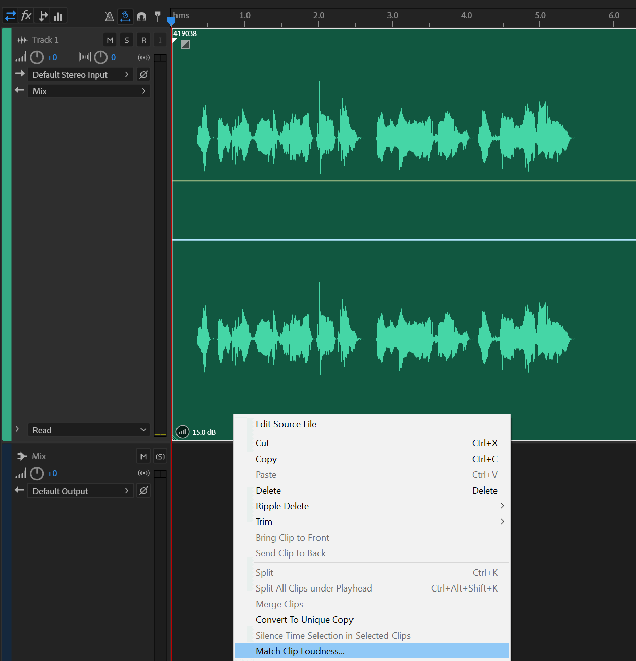 adobe audition normalize volume