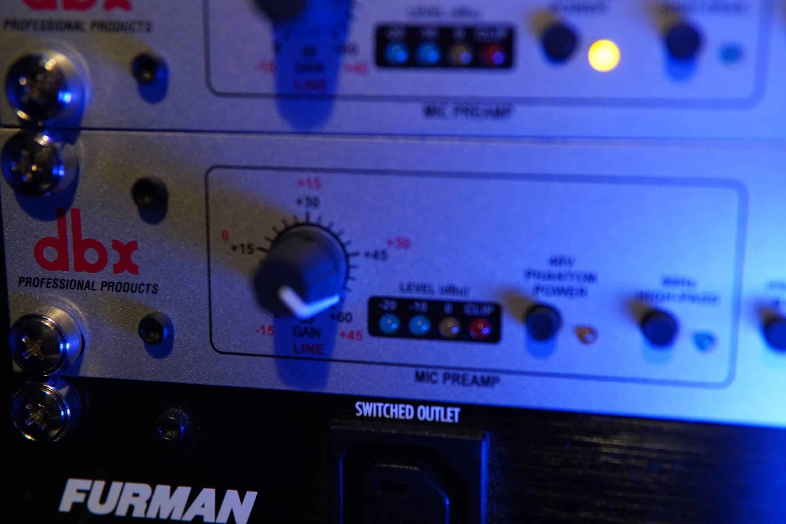 dbx 286s Settings For Shure SM7B