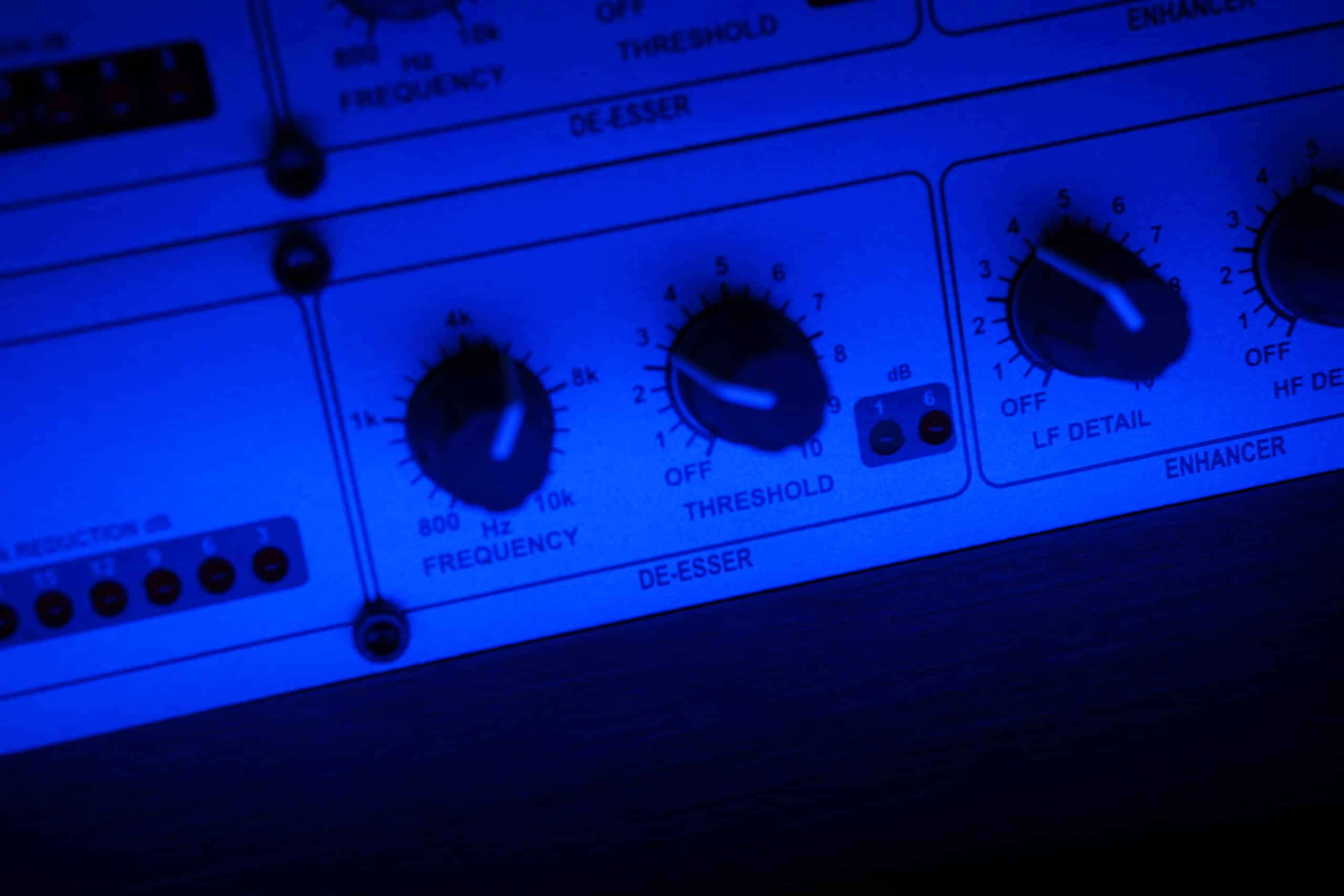 dbx 286s Settings For Shure SM7B