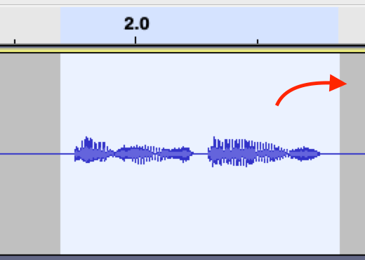 audacity audio wave