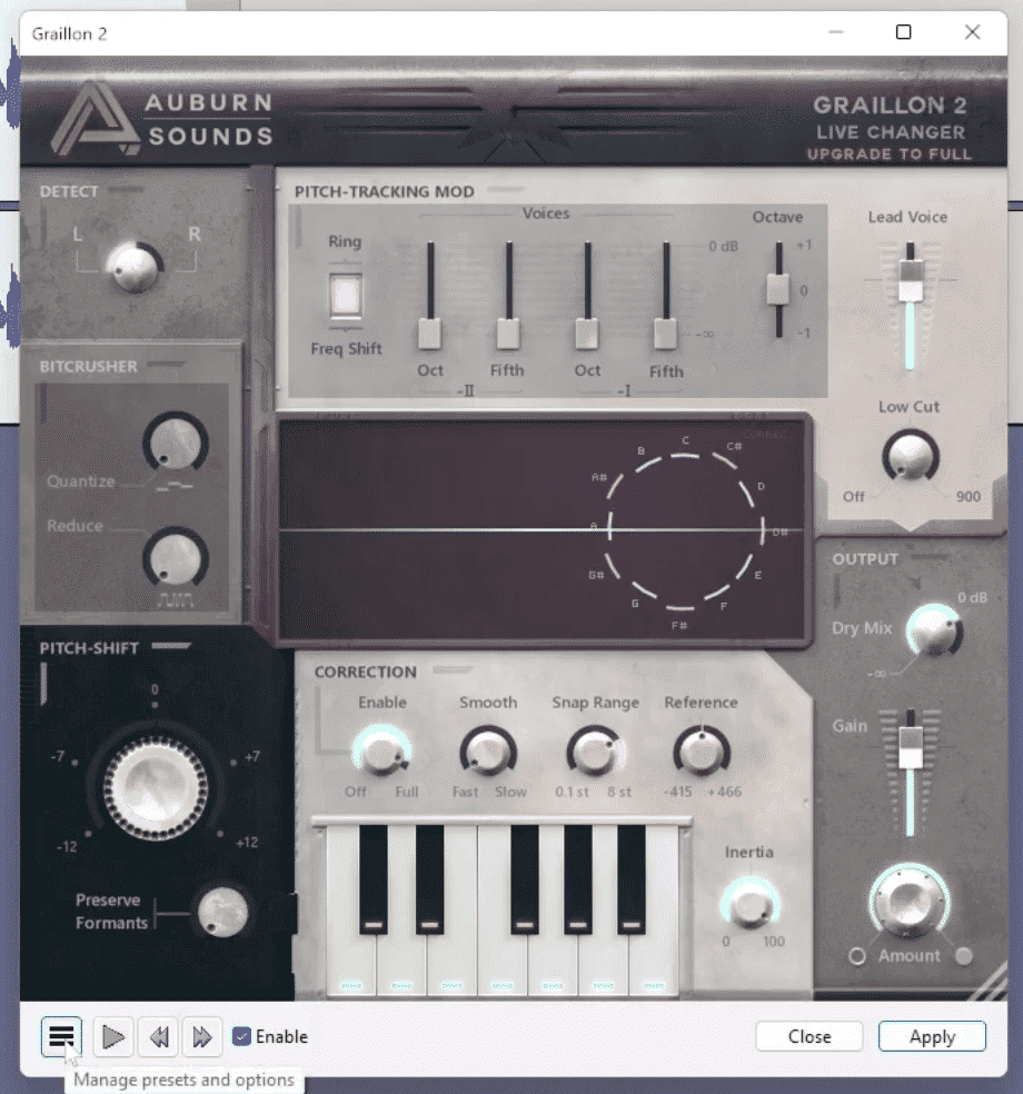 autotune by UAD.