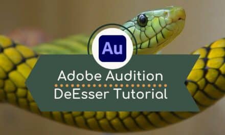 How To Use Adobe Audition DeEsser Audio Editing How To Use Adobe Audition DeEsser Music Radio Creative