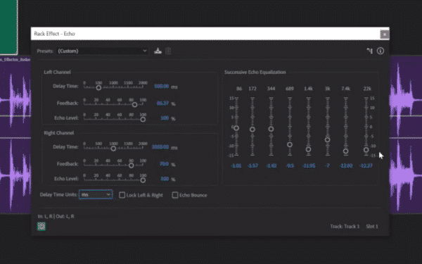 Adobe Audition Echo Effect Tutorial Audio Editing Adobe Audition Echo Music Radio Creative