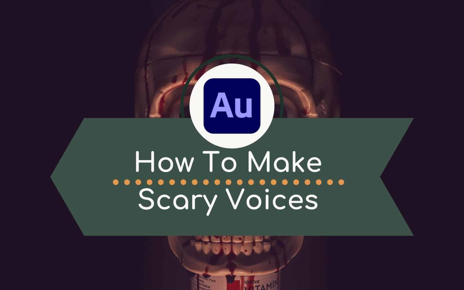 How To Make Scary Voices In Adobe Audition Audio Editing scary voices Music Radio Creative