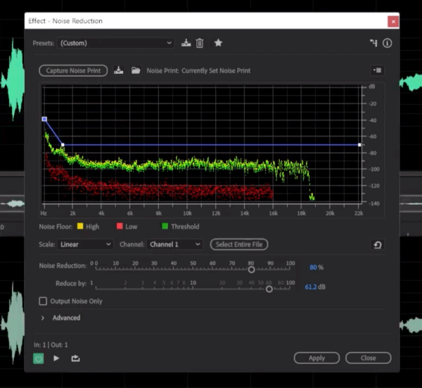 How To Remove Background Noise From Audio In Adobe Audition 2022 Audio Editing Remove Background Noise Music Radio Creative