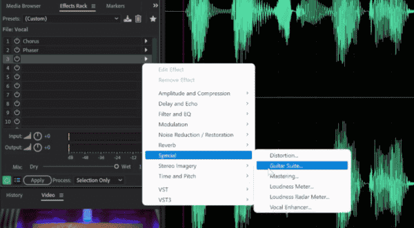 Top 3 Vocal Effects In Adobe Audition Audio Editing Top Vocal Effects Music Radio Creative