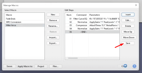 How To Save Audio Effects As Presets Inside Audacity