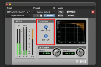 Get Rid Of Sibilance With De-esser In Pro Tools