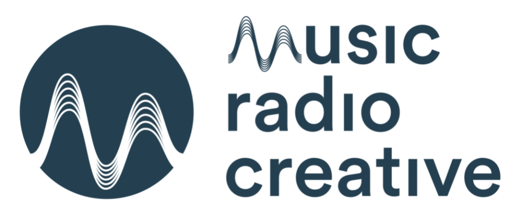 Music Radio Creative Logo Dark