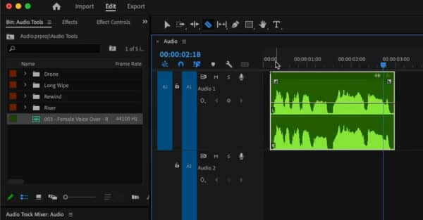 How To Use Adobe Premiere Pro As An Audio Editor