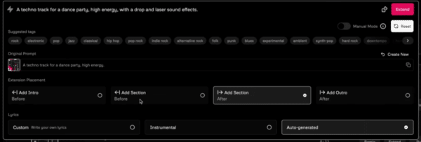 Udio Step-by-step Tutorial