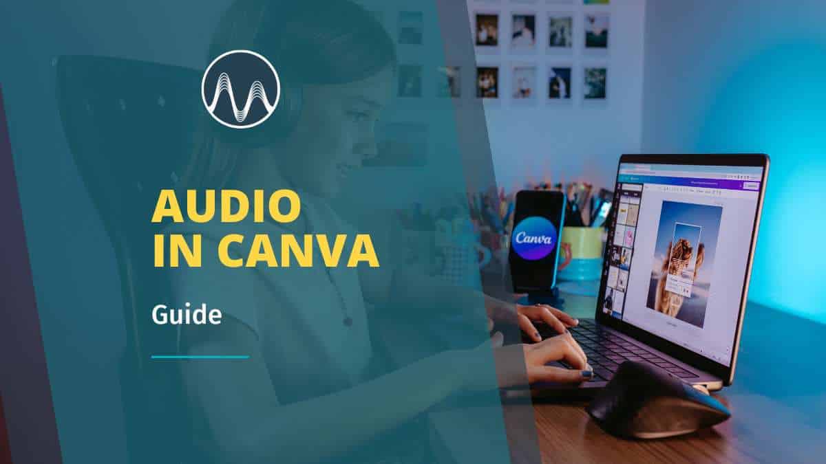 how to add audio in canva